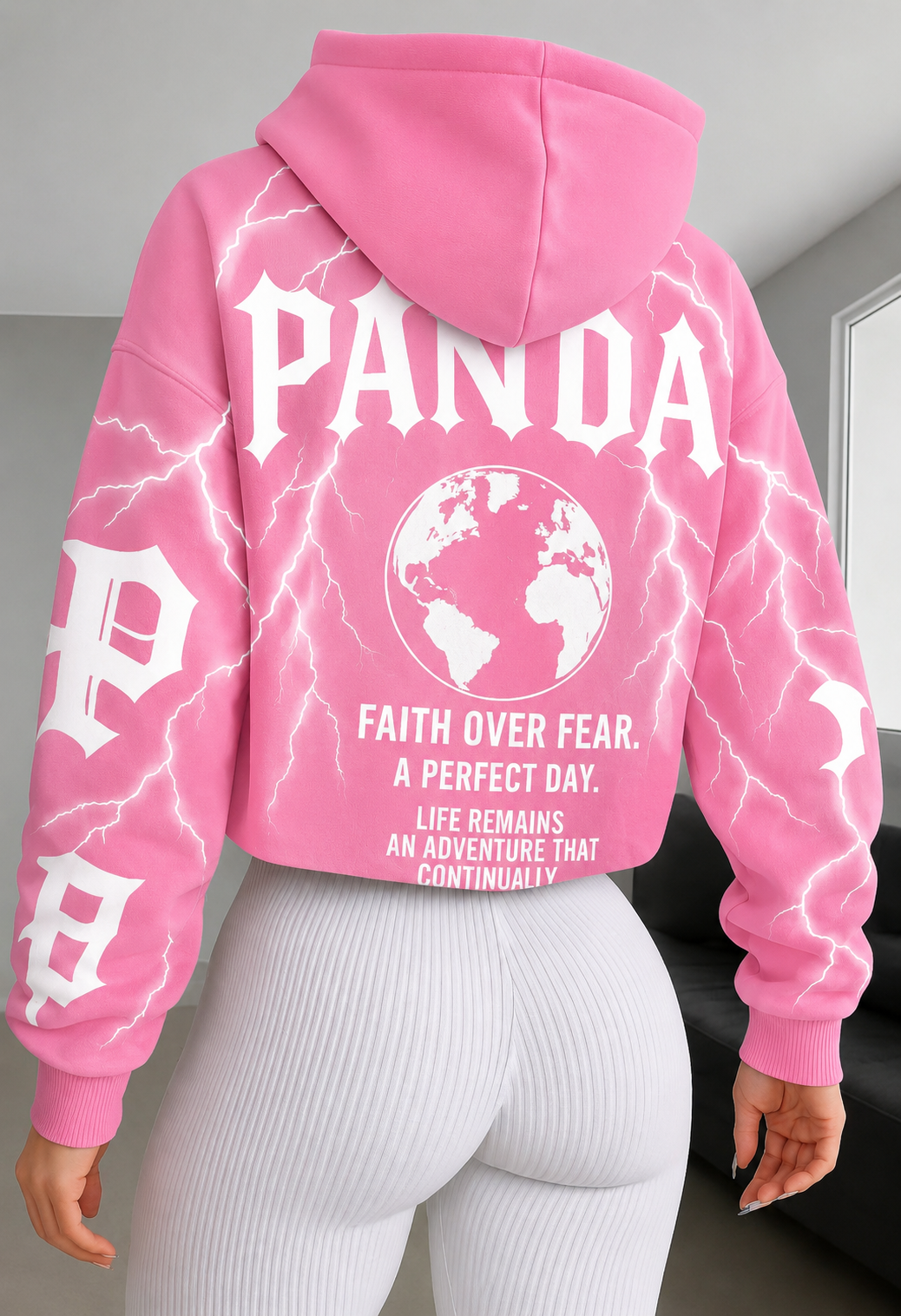 Panda World Graphic Hoodie