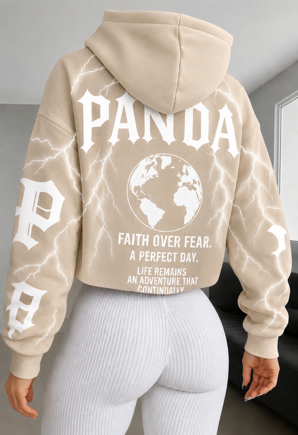 Panda World Graphic Hoodie
