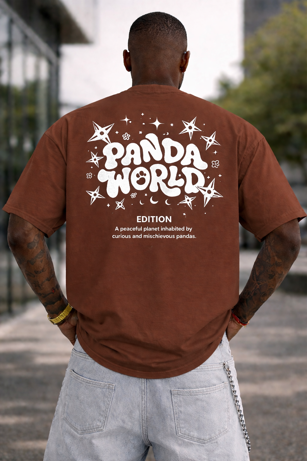 Panda World Heavyweight Oversized Tee