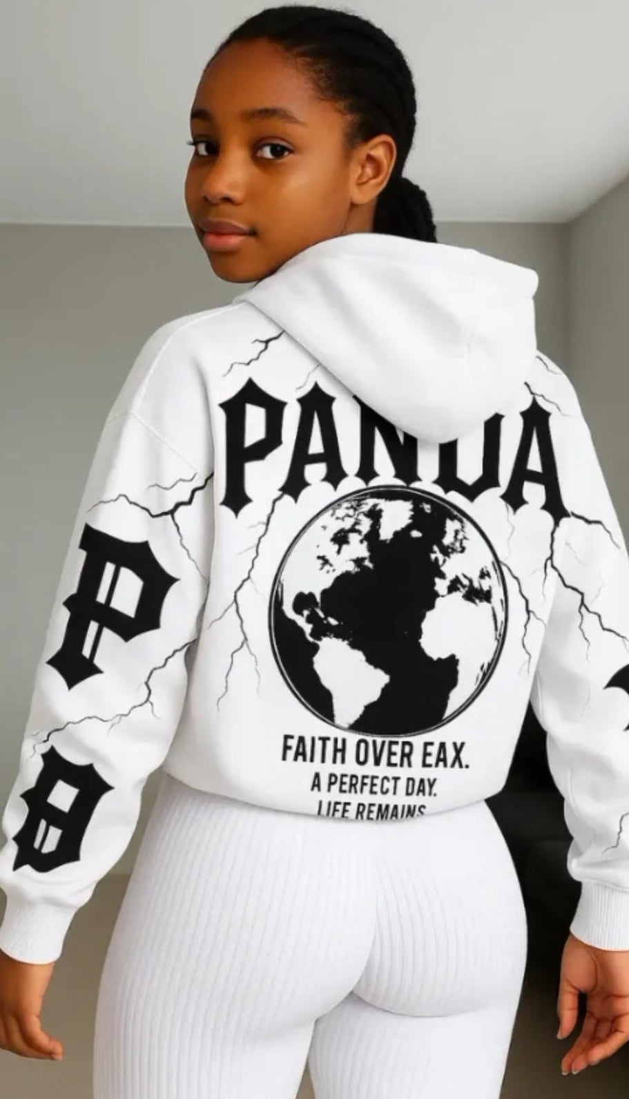 Panda World Graphic Hoodie