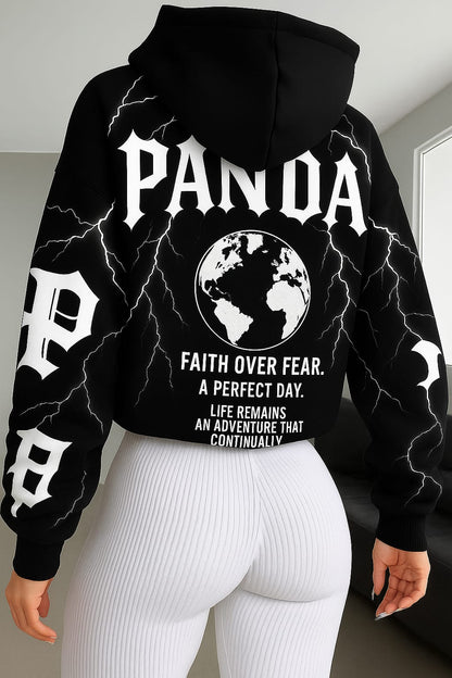 Panda World Graphic Hoodie